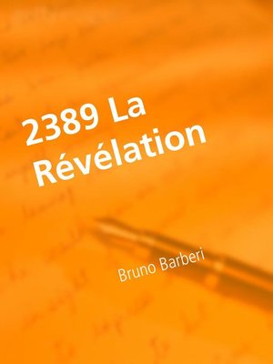 cover image of 2389 La Révélation